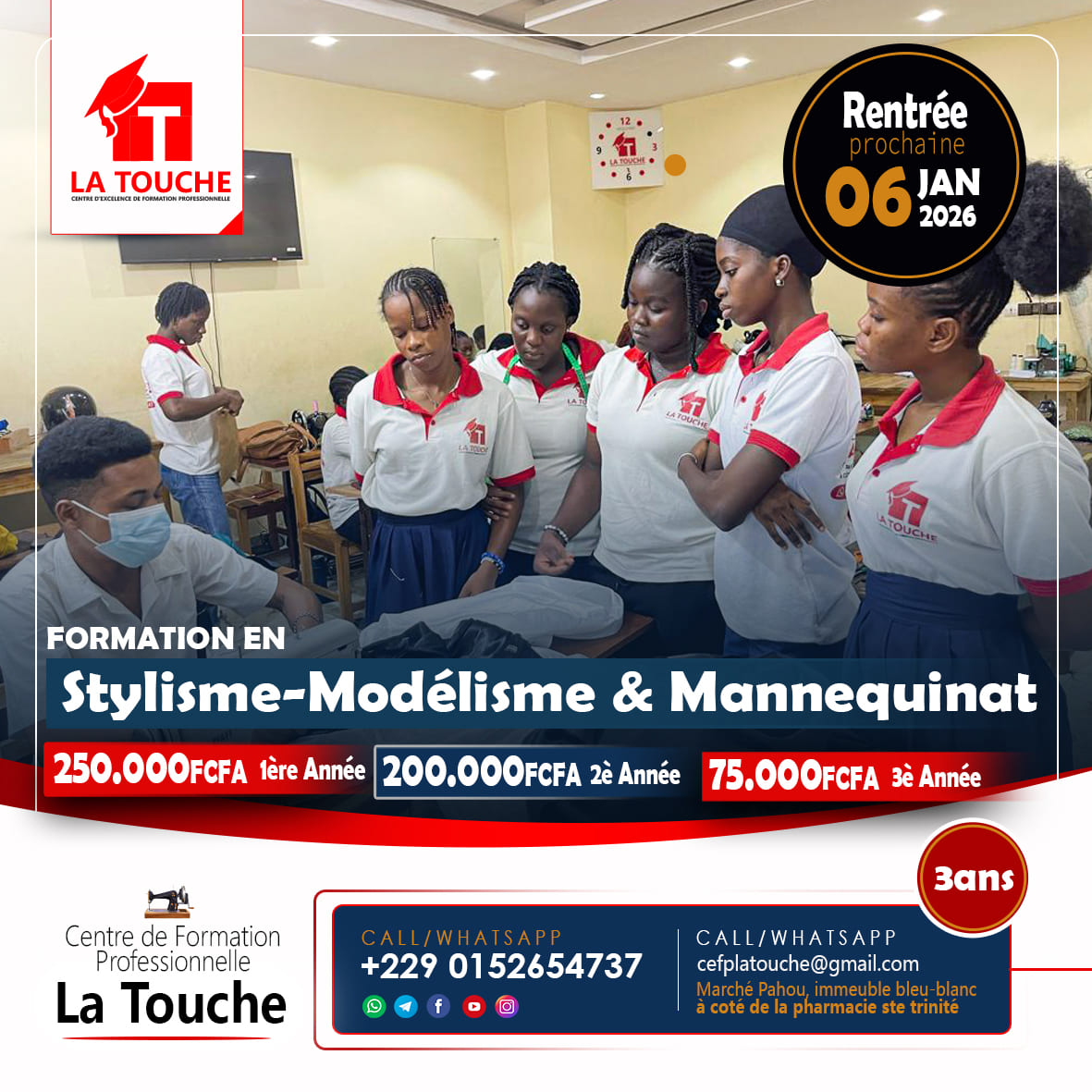 Formation en Couture & Stylisme
